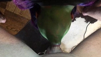 Preview 2 of Busty Blonde Alicia Rae - Alien Throat - Deepthroat Facefuck