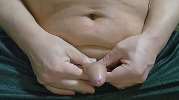 Preview 2 of Czech Teen Bbc Squirt - Jerking off small cock