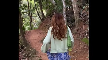 Preview 1 of Dady Garl - Walking in the woods
