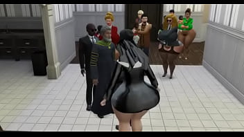 Preview 1 of Sex Vedio 3d - Black Bum Marries Big Ass White Nun