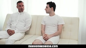 Preview 1 of Tamil Actress Roja Xnxx Com - MissionaryBoyz - Young Missionary Boy Gets Aggressively Spitroasted