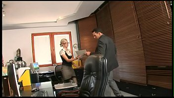 Preview 1 of Piolo Haina - Blonde secretary fucks with the boss