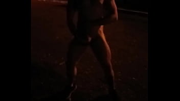 Preview 2 of Low Cut Hair Ebony - Exhibicionist Street Cum Handsome Beard Gay Feet Exibicionista Outdoors