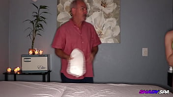Preview 1 of Tranny Docking Frot - Happy Ending with Teen Massage Therapist - Shady Spa Salina