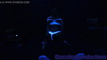 Preview 3 of New Married Porn - *&gt_ Scarlett Johnson - Blacklight SEX