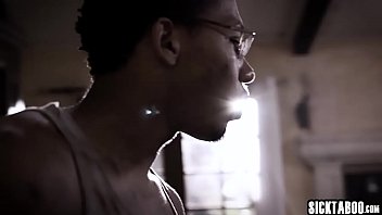 Preview 3 of Sexvldeo Om - Blind blonde teen fucked by a workers big black cock