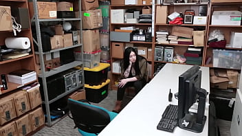 Preview 1 of Meliane Wilson - HORNY BBW caught stealing POUNDED hardcore in OFFICE