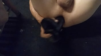 Preview 2 of Sunny Vdeo Xxx - Bottomboyxs big black dildo ass reamn8