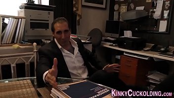 Preview 1 of Annika Eve Caroline Ray - Cutie cuckolds with spitroasting from bbcs
