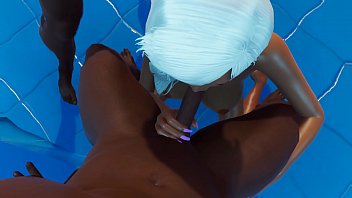 Preview 2 of Rufa Mar Sex - Teen Fucked in her pool  BBC POV