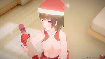 Preview 1 of Riko Oshima - She Wore a Christmas Outfit on Easter... Big Mistake