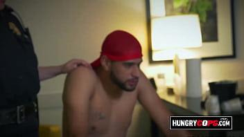 Preview 1 of Hours Sax Gril - Caught big dicked suspect with two white asses
