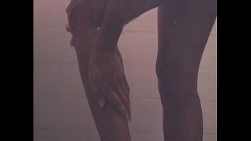 Preview 3 of College Sex Party America - k. Workout: Sexy Nude Ebony Shower Girl