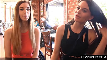 Preview 1 of Big Bobs And Big Botii - Pornstars in public