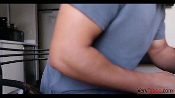 Preview 1 of Big Big Boobs Sex Boy - Stepsis Teaches Me How To Use Flesh Light