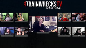 Preview 1 of Ariarenee Myfreecam Com - Trainwrecks Scuffed Webcam Orgy with Scarlet,  Joycgee,  Bertycuss,  Jenna,  Part 2 of 5