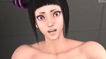 Preview 3 of Pradned Grils - 「Juri Being Juri」by Redmoa [Street Fighter SFM Porn]