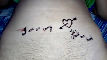 Preview 2 of Mia Khalifa With Bro - Tattoo art my pussy
