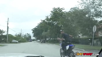 Preview 1 of Loveable Video - EBONY thug turns for the cops to bang his HUGE ASS