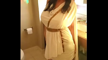 Preview 2 of Transgender Fuck The Girl - promo Ancient Greek Princess Black Dildo Suck Show starring Kristee Lixx