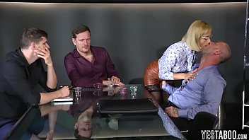 Preview 1 of Sex With Sasu Maa - Lets gangbang the new blonde secretary today
