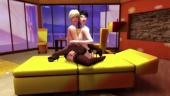 Preview 3 of Sunny Lanen Xxx Bf - CATFIGHTFACTORY SEXFIGHT