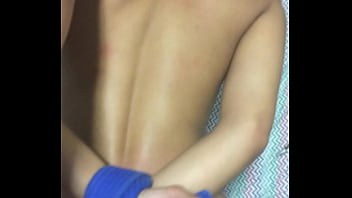 Preview 1 of Arabei Boy - Amarrada com a faixa de jiu jitsu