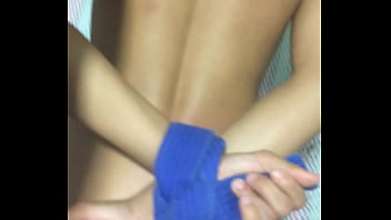 Preview 4 of Arabei Boy - Amarrada com a faixa de jiu jitsu