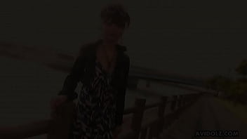 Preview 2 of Lil Star Ebony Anap - Japanese amateur fuck doll,  lovely Nami got nailed outdoor,  uncensored