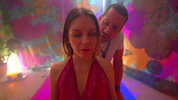 Preview 2 of Animals Sexy Moveis - Yoga Session Turned Into Hard Fuck (Promo)