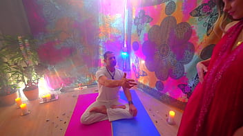 Preview 1 of Animals Sexy Moveis - Yoga Session Turned Into Hard Fuck (Promo)