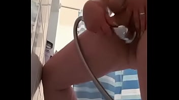 Preview 2 of Tits Leaking Milk Through Shirt - Fingering bathroom