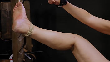 Preview 1 of Supple Gay - Sole whipping and electric shocking