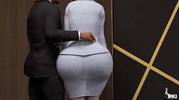 Preview 3 of Cuckold Scat - Young CEO interrogates his thick Jewish Secretary
