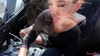 Preview 2 of Mature Wife Swallows Tumblr - BEAUTIFUL b. MADE BLOWJOB IN THE CAR
