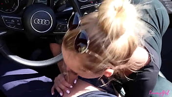 Preview 3 of Mature Wife Swallows Tumblr - BEAUTIFUL b. MADE BLOWJOB IN THE CAR
