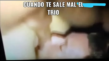 Preview 4 of News Reporter In Pantyhose Anal - Cuando el trio hetero te sale mal y te comes una verga de sopeton.