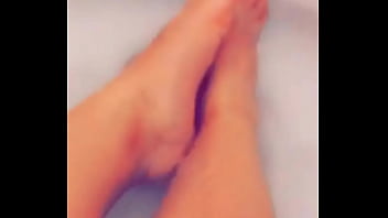 Preview 3 of Fitness Huf - Xochtli shows off her freshly exfoliated feet