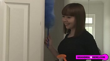 Preview 2 of Bear Man Aran - old couple fucks the cleaner girl