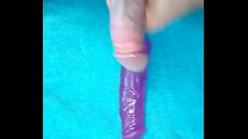Preview 2 of Topmom Sex - Cumming on my wife&#039_s fat dildo!