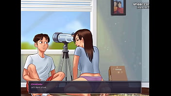 Preview 4 of Sir And Madam Sexyvideo - Hot sex with a petite blonde teen l My sexiest gameplay moments l Summertime Saga[v0182] l Part 15