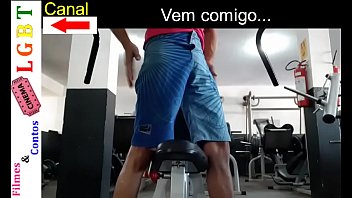 Preview 2 of Enanitas Cachondas - Tes&atilde_o da porra na academia com VONTADE DE DAR O RABO