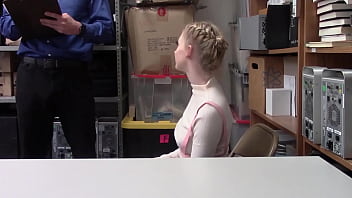 Preview 1 of Hoc Tro - BLONDE petite ATHENA pounded HARDCORE by BWC in OFFICE