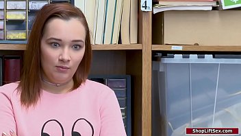 Preview 1 of Nipple Tassel - Female thief fucked by security officer