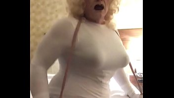 Preview 2 of Rozeyroyalty - Drag queen playing dress up in the model is me Veronica stocking.  Corset stockings heels heavy make up wearing tight dress and me doing everything I can to feel good and to make you feel good.  Do you like to play dress up and wear women&rsquo_s clothes?