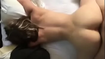 Preview 1 of Crazy Brutal Fucking - Fucking pawg doggystlye in bed