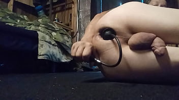 Preview 4 of Anal In Dildo - Bottomboyxs blow up butt plug3