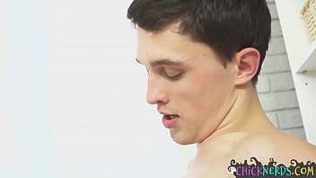 Preview 2 of Gay Huge Bareback - Cute teen student pussyfucked after bj