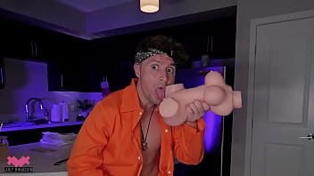 Preview 2 of Si Gebu - SNEAKY INMATE FUCKS SEX TOY