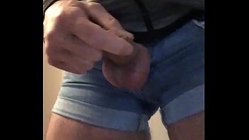Preview 3 of Hairy Busty Girl - Gumming in Tiny jeans